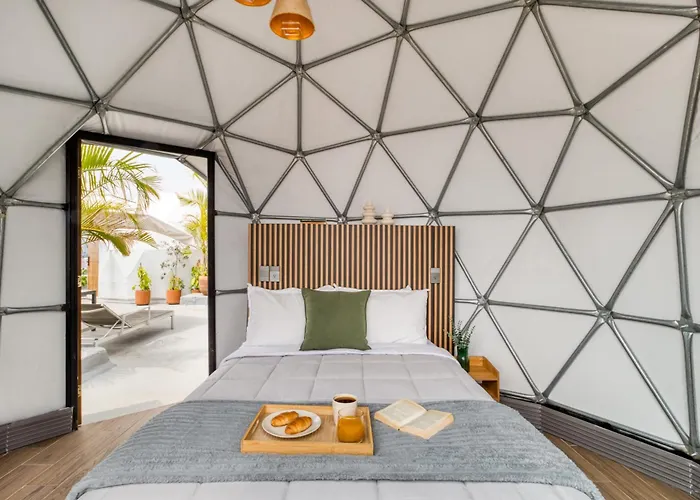 Campsite Umbral Sky Domes In Roma Norte Mexico City